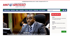Desktop Screenshot of matogrossonoticias.com.br